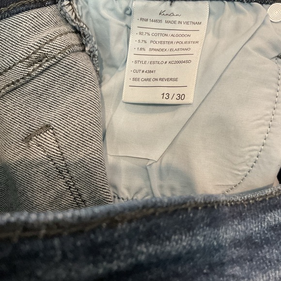 KanCan High Rise Bootcut Jeans - Dark Wash - Picture 11 of 12